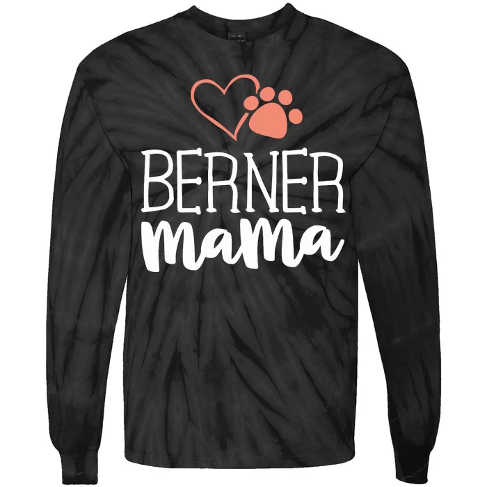 Berner Mama Shirt Bernese Mountain Dog Gifts Mom Mother Tie-Dye Long Sleeve Shirt