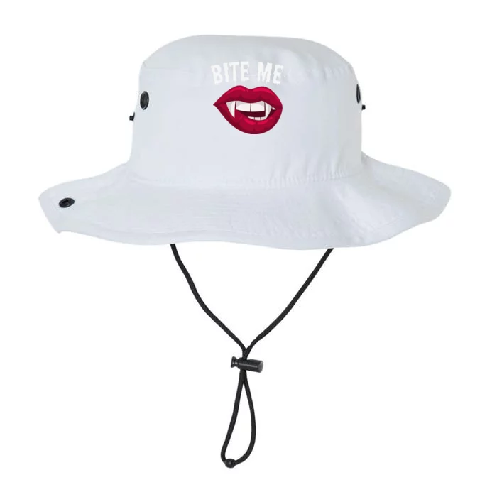 Bite Me! Sexy Vampire Lips Vampire Fangs Halloween Vampire Legacy Cool Fit Booney Bucket Hat