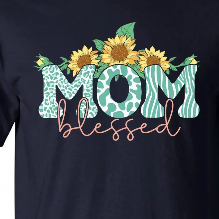 Blessed Mom Sunflower Cute Tall T-Shirt