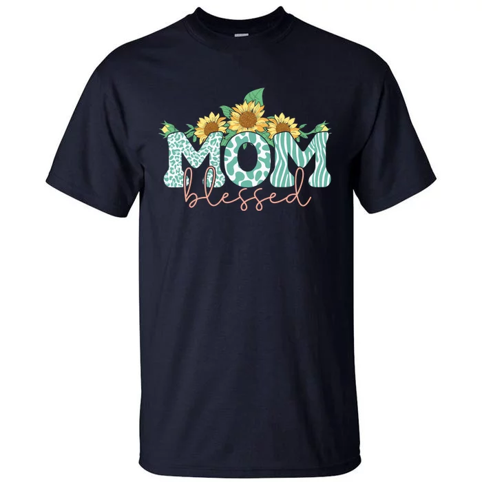 Blessed Mom Sunflower Cute Tall T-Shirt