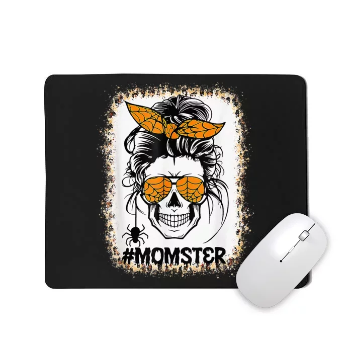 Bleached Momster Sugar Skull Mom Halloween Party Costume Mousepad