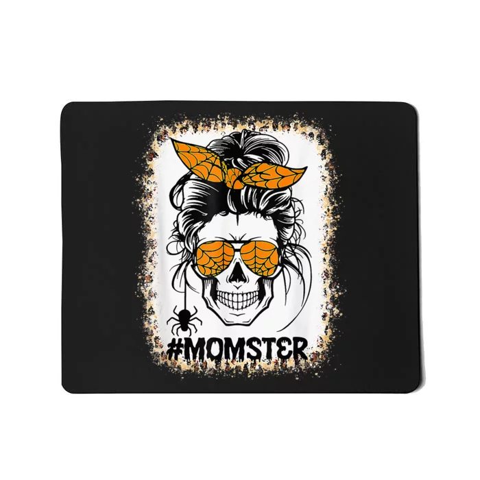 Bleached Momster Sugar Skull Mom Halloween Party Costume Mousepad