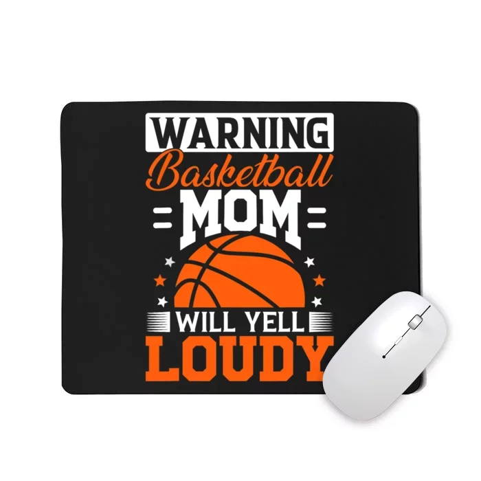 Basketball Mom Sticker Mousepad