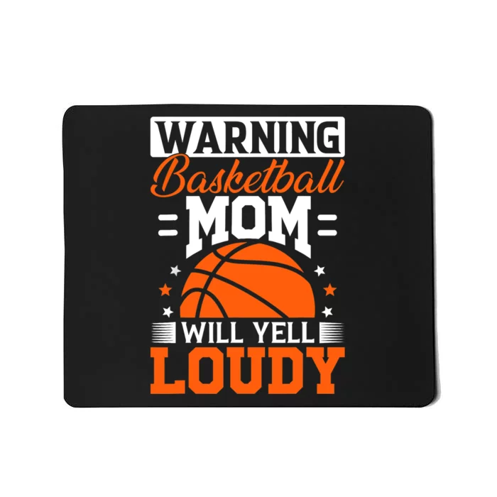 Basketball Mom Sticker Mousepad