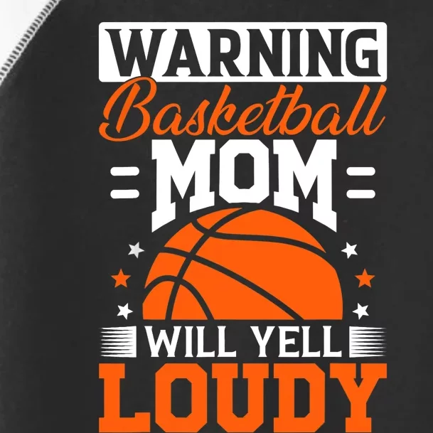 Basketball Mom Sticker Toddler Fine Jersey T-Shirt