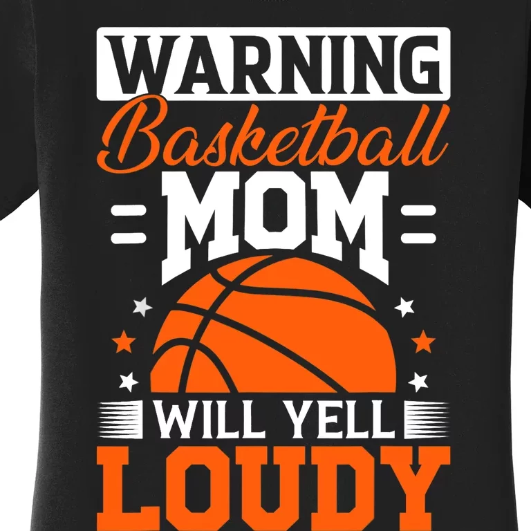 Basketball Mom Sticker Women's T-Shirt