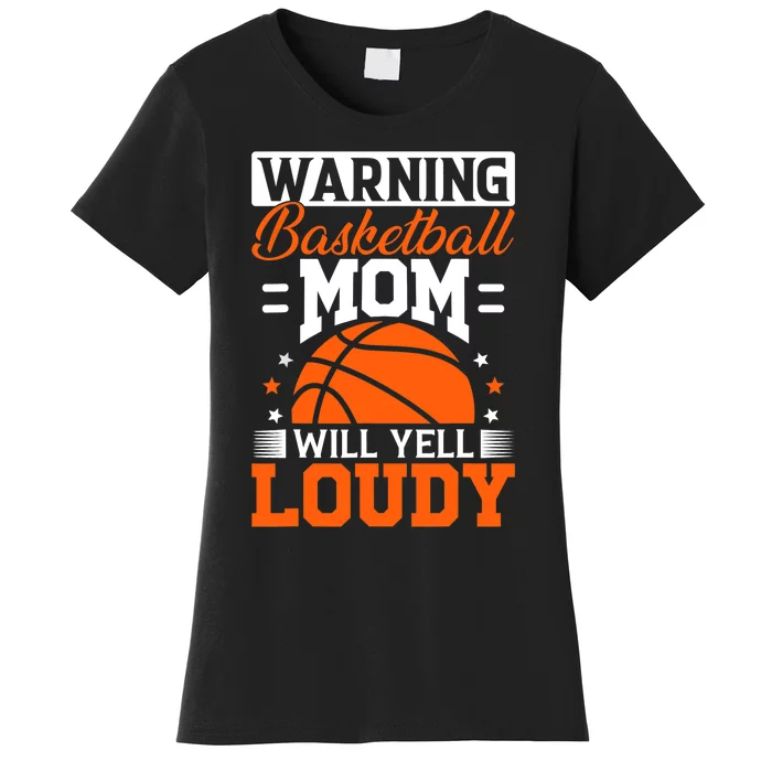 Basketball Mom Sticker Women's T-Shirt