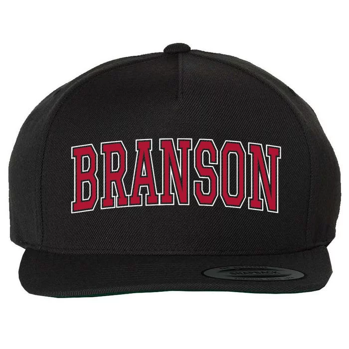 Branson Missouri Souvenir Varsity Wool Snapback Cap