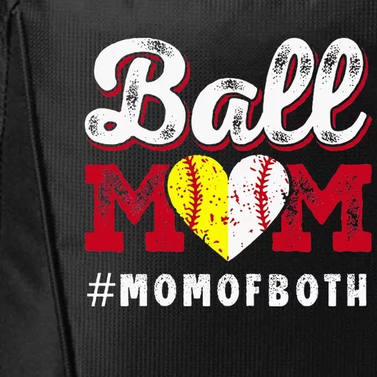 Ball Mom Softball And Baseball City Backpack