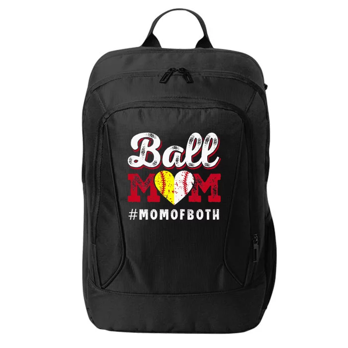 Ball Mom Softball And Baseball City Backpack