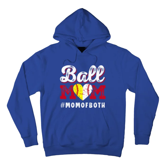 Ball Mom Softball And Baseball Hoodie