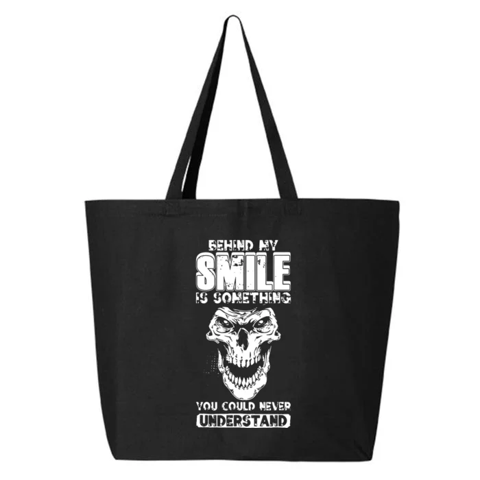 Behind My Smile Never Understand Depression Awareness 25L Jumbo Tote