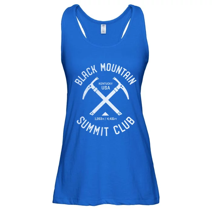 Black Mountain Summit Club I Climbed Black Mountain Kentucky Gift Ladies Essential Flowy Tank