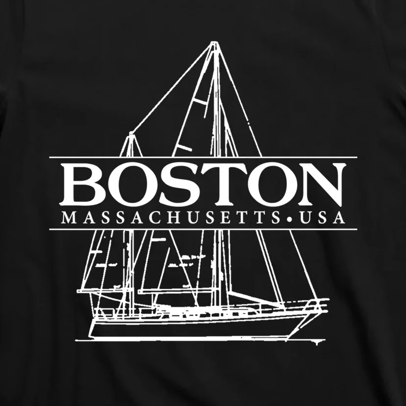 Boston Massachusetts Souvenir Sailing Great Gift T-Shirt