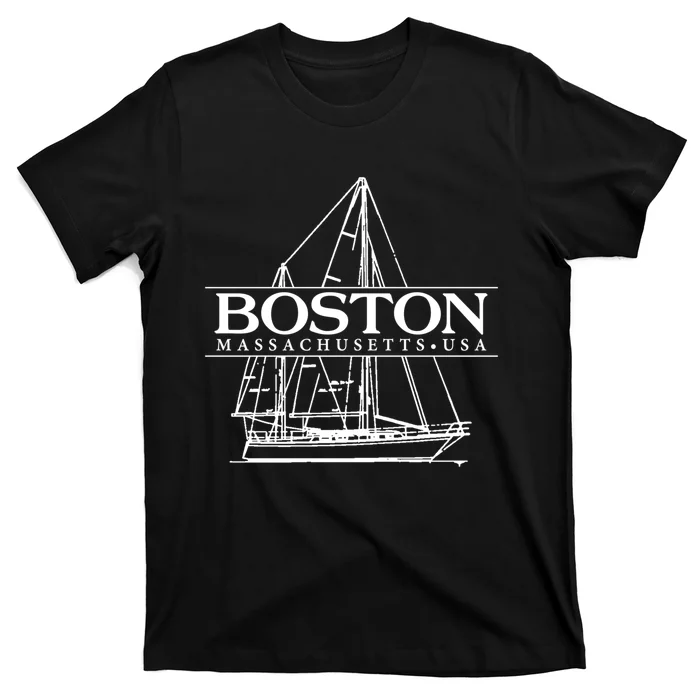 Boston Massachusetts Souvenir Sailing Great Gift T-Shirt