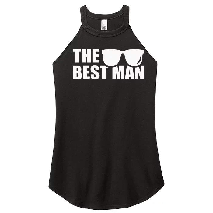 Best Man Stag Party Women’s Perfect Tri Rocker Tank