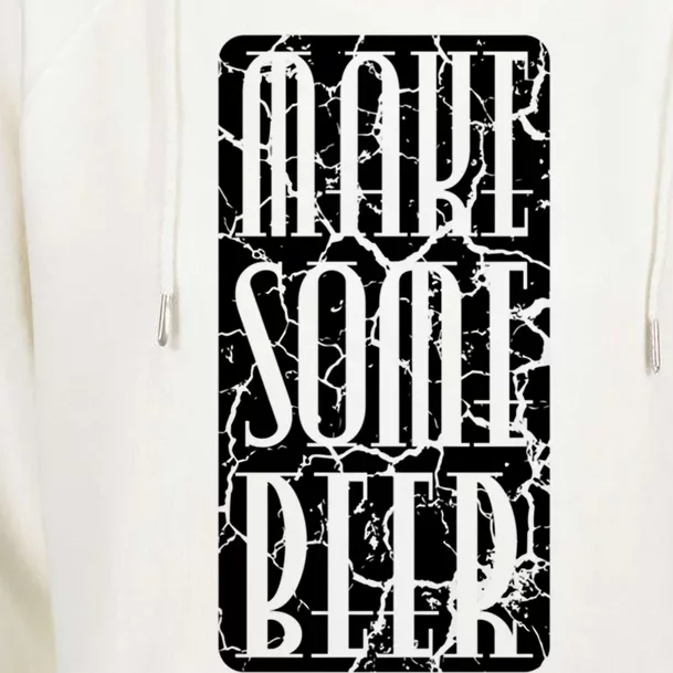 Brewing Make Some Beer Gift Womens Funnel Neck Pullover Hood