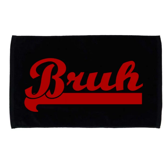 Bruh Meme Saying Funny Brother Greeting Teens Boys Microfiber Hand Towel