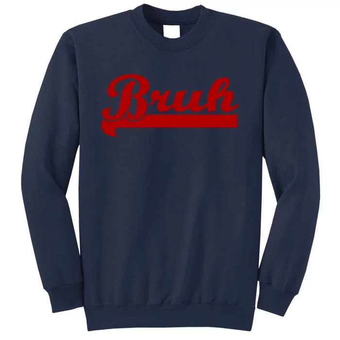 Bruh Meme Saying Funny Brother Greeting Teens Boys Sweatshirt