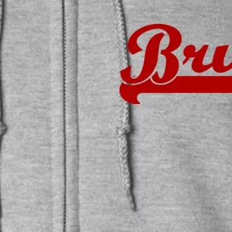 Bruh Meme Saying Funny Brother Greeting Teens Boys Full Zip Hoodie