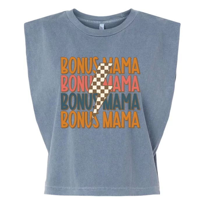 Bonus Mama Stepmom Mother’S Day Garment-Dyed Women's Muscle Tee