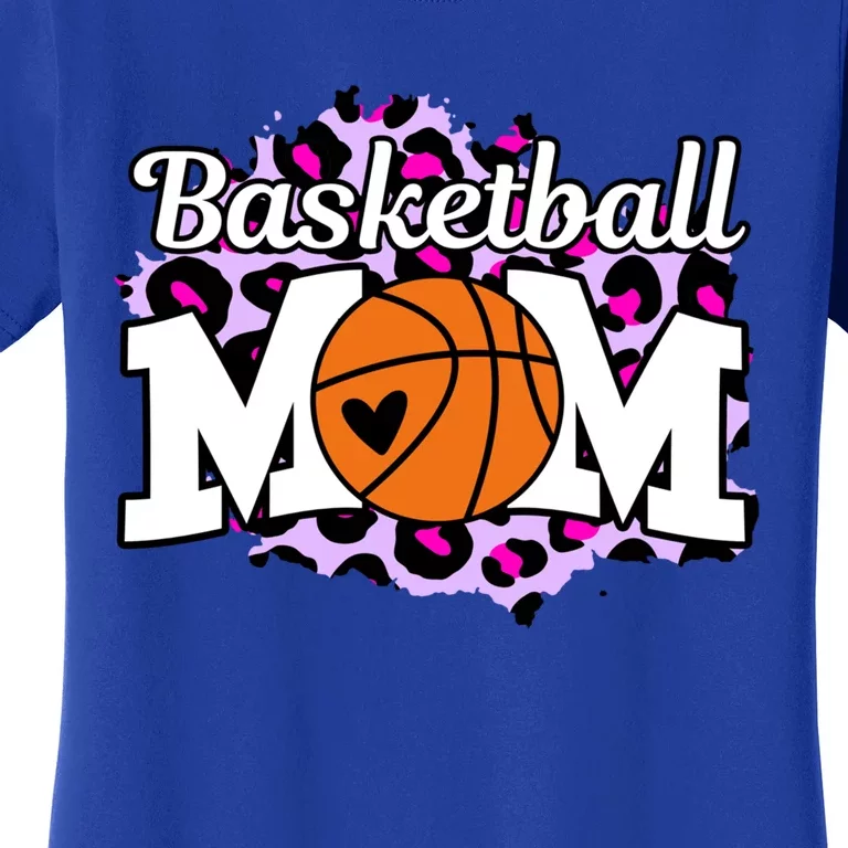 Basketball Mom Sport Team Game Day Fan Coach Mothers Day Cute Gift Women's T-Shirt