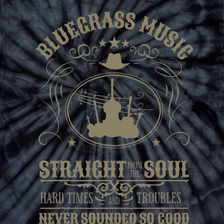 Bluegrass Music Straight From The Soul Tie-Dye T-Shirt