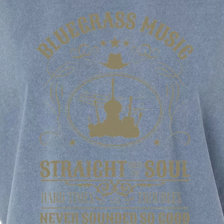 Bluegrass Music Straight From The Soul Garment-Dyed Women's Muscle Tee