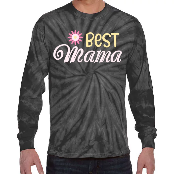 Best Mama T Tie-Dye Long Sleeve Shirt