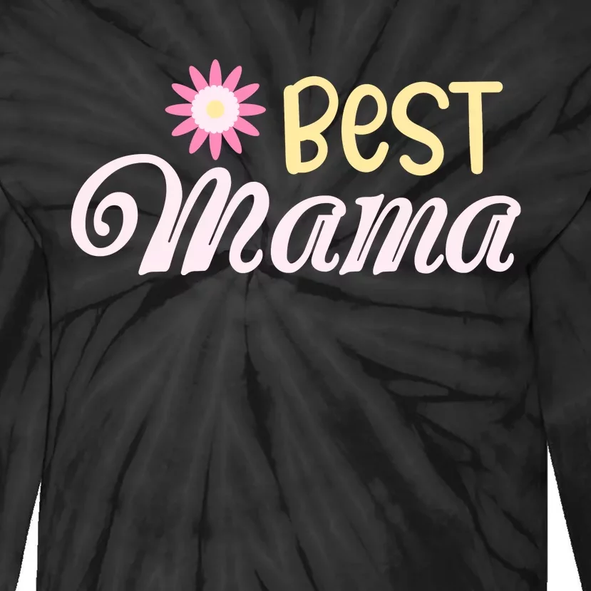 Best Mama T Tie-Dye Long Sleeve Shirt