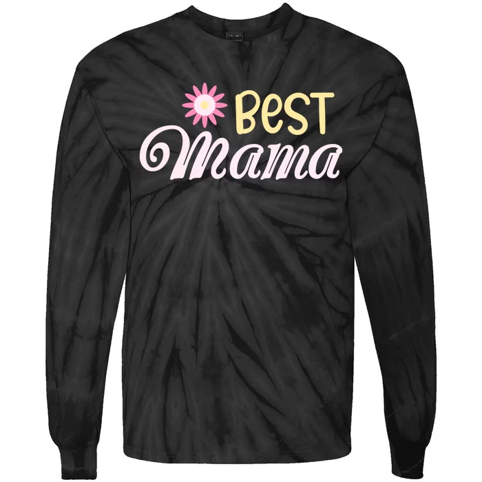 Best Mama T Tie-Dye Long Sleeve Shirt