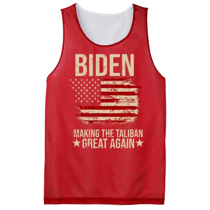 Biden Making The Taliban Great Again Mesh Reversible Basketball Jersey Tank