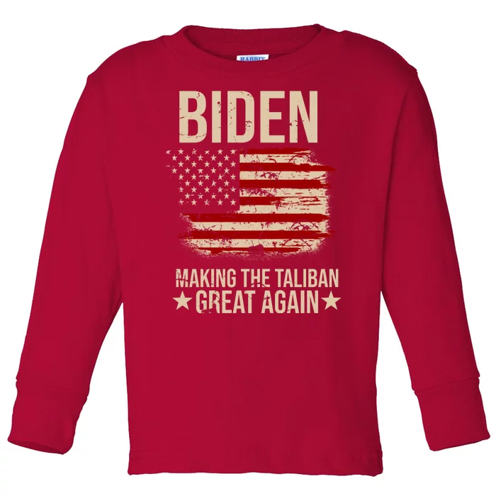 Biden Making The Taliban Great Again Toddler Long Sleeve Shirt