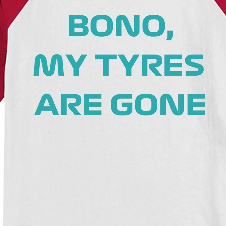 Bono, My Tyres Are Gone Kids Colorblock Raglan Jersey