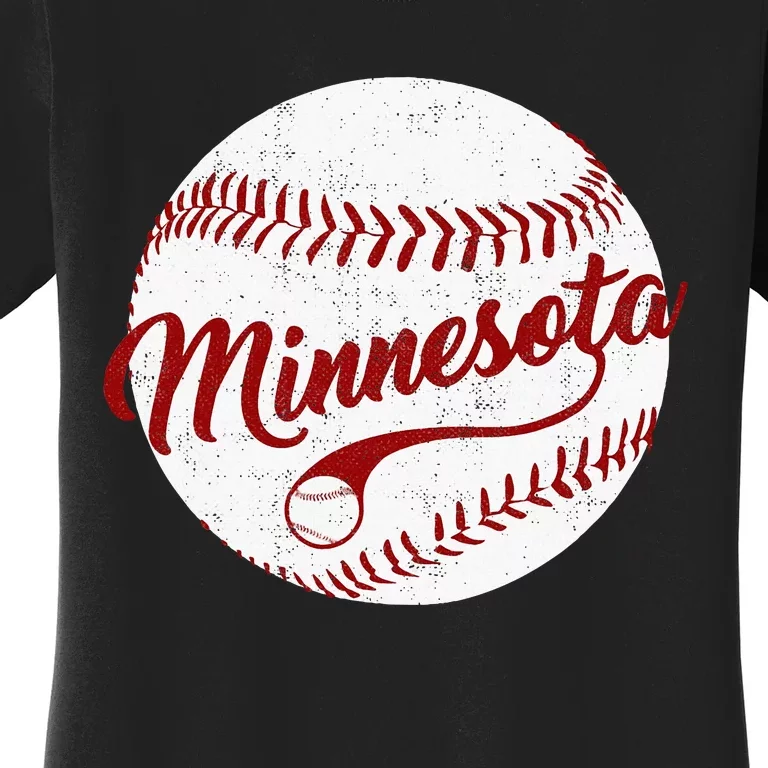 Baseball Minnesota Team Love Twin City National Pastime Women's T-Shirt