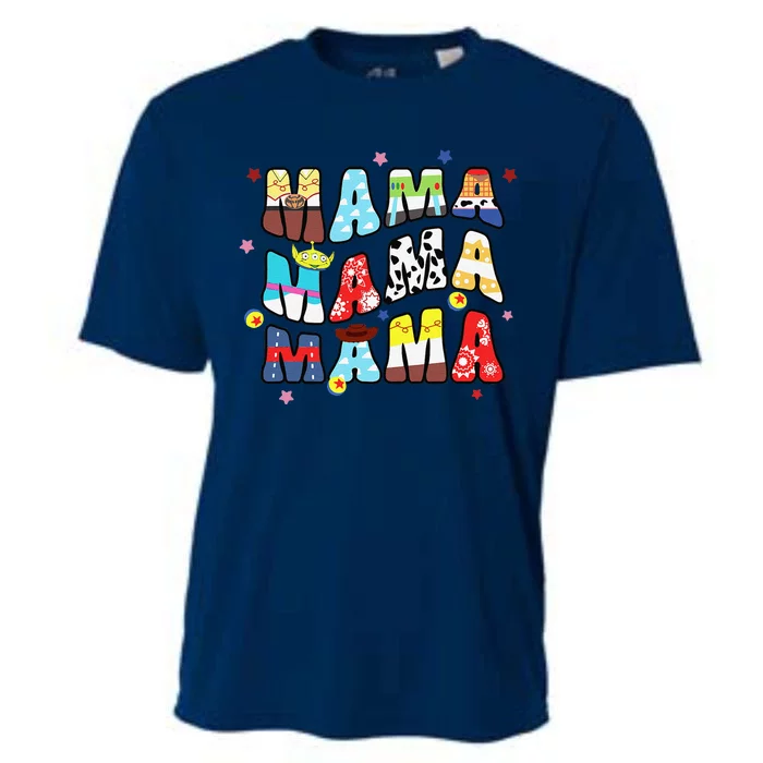 Boy Mom Toy Funny Story Mama MotherS Day Cooling Performance Crew T-Shirt