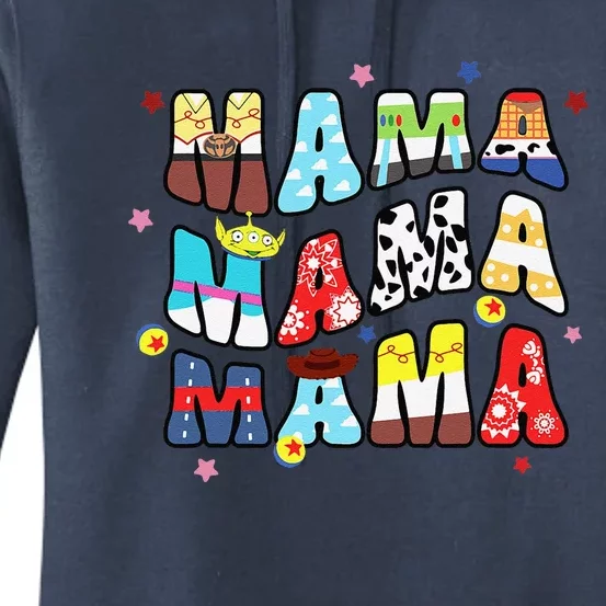 Boy Mom Toy Funny Story Mama MotherS Day Women's Pullover Hoodie