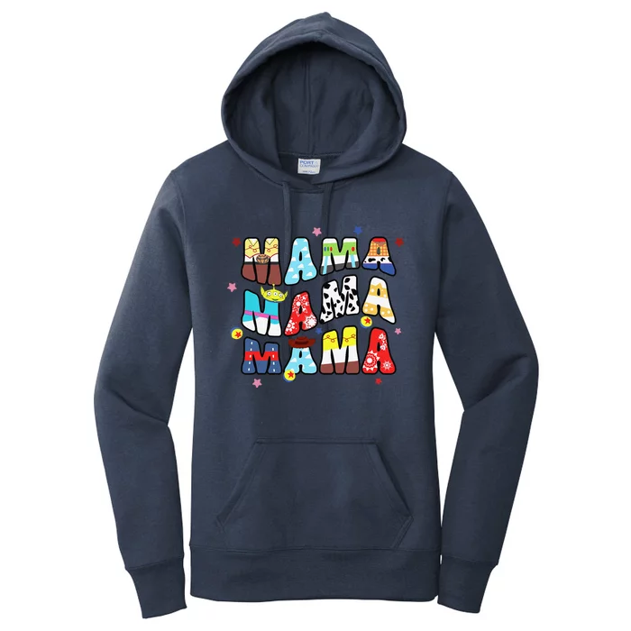 Boy Mom Toy Funny Story Mama MotherS Day Women's Pullover Hoodie