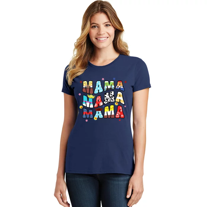 Boy Mom Toy Funny Story Mama MotherS Day Women's T-Shirt