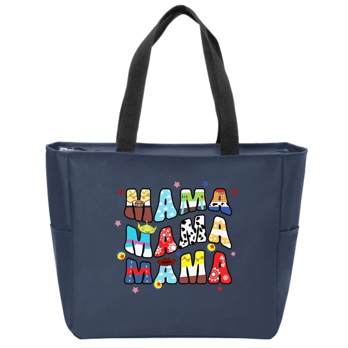 Boy Mom Toy Funny Story Mama MotherS Day Zip Tote Bag