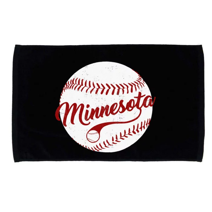 Baseball Minnesota Team Love Baseball National Pastime Men Microfiber Hand Towel