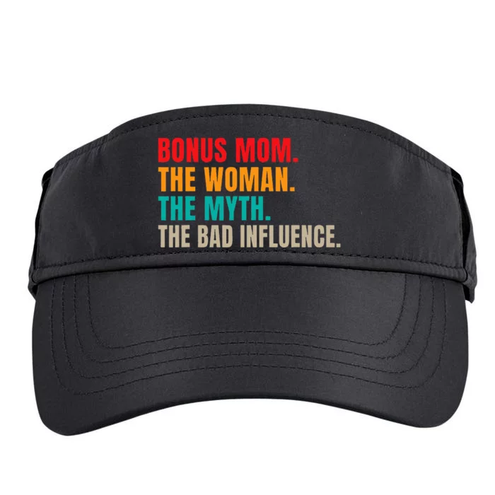 Bonus Mom The Woman The Myth The Bad Influence Funny Stepmom Adult Drive Performance Visor