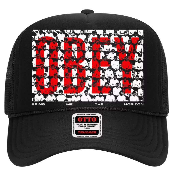 Bring Me The H.O.R.I.Z.O.N Bmth Obey High Crown Mesh Trucker Hat