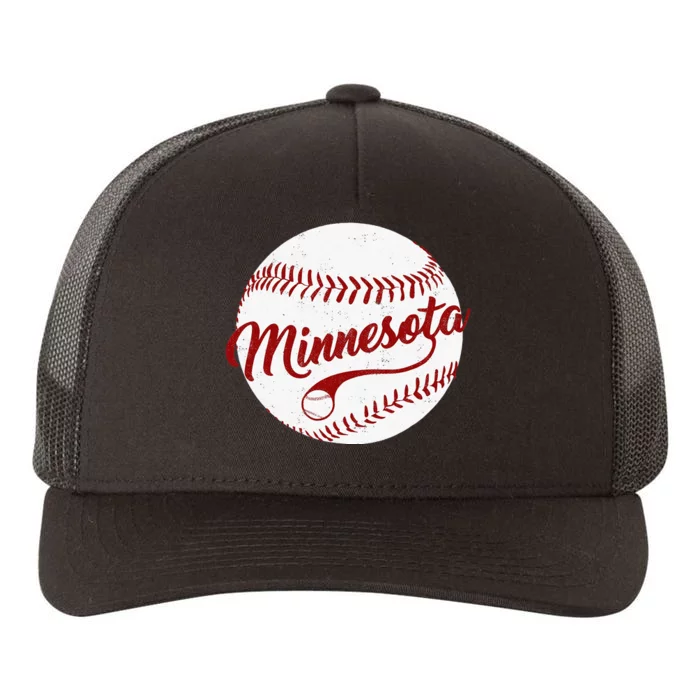 Baseball Minnesota Team Love Twin City National Pastime Men Yupoong Adult 5-Panel Trucker Hat