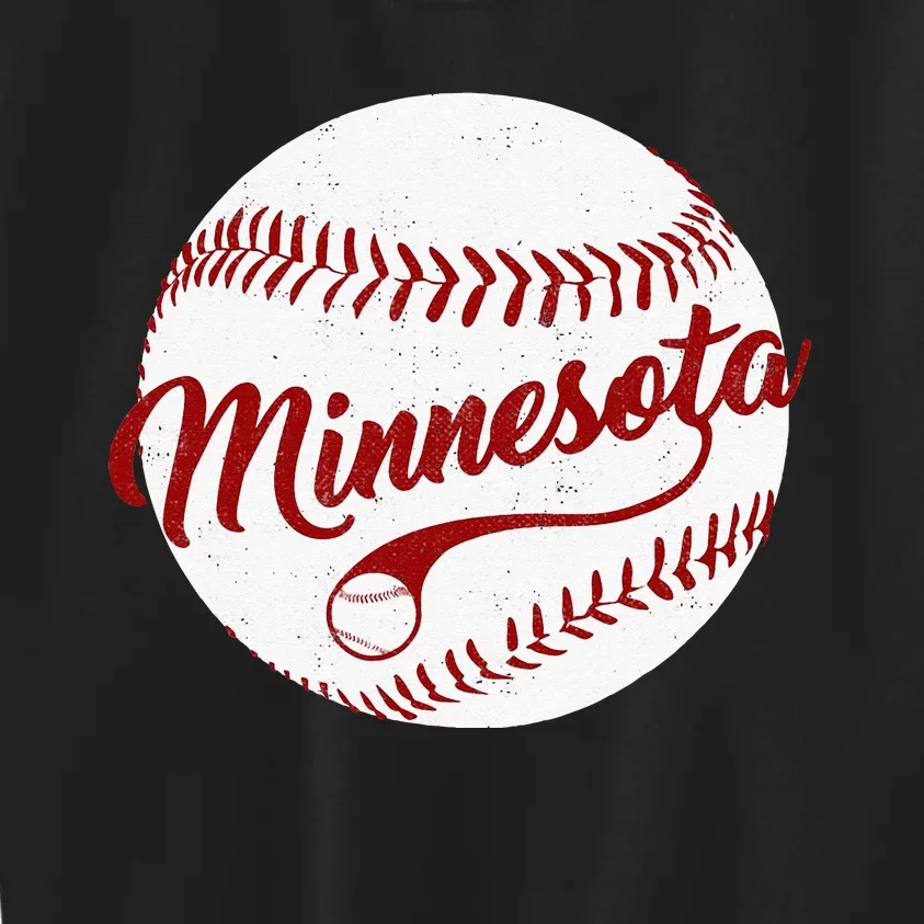 Baseball Minnesota Team Love Twin City National Pastime Men Kids Sweatshirt