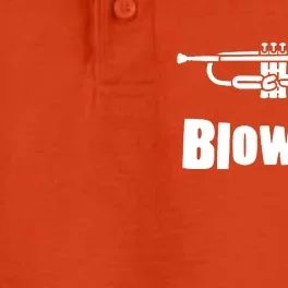 Blow Me Trumpet Funny Trumpet Music Instrument Dry Zone Grid Performance Polo