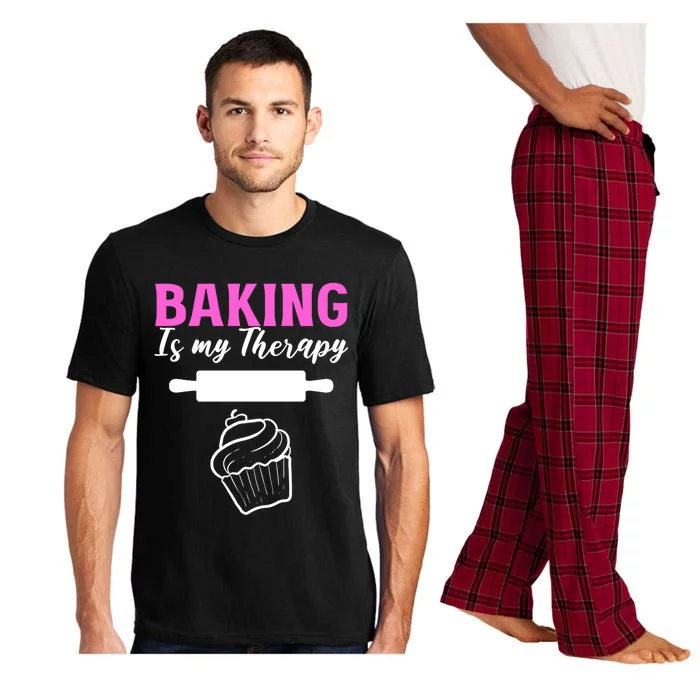 Baking My Therapy Pastry Chef Great Gift Pajama Set