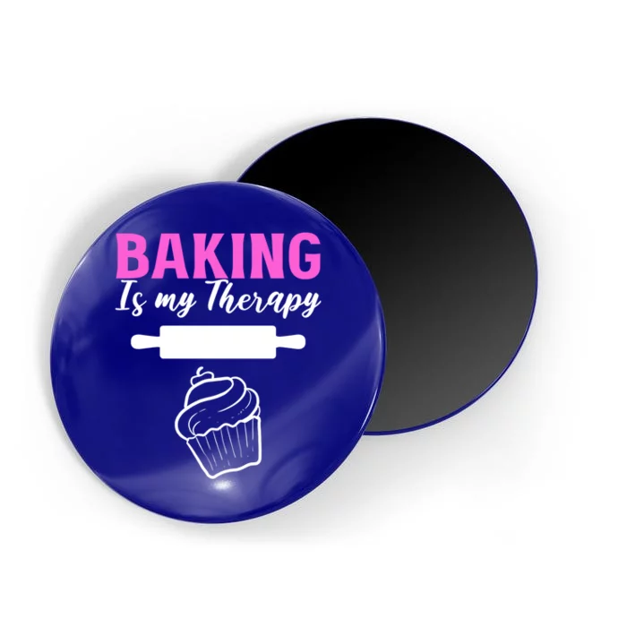 Baking My Therapy Pastry Chef Great Gift Magnet