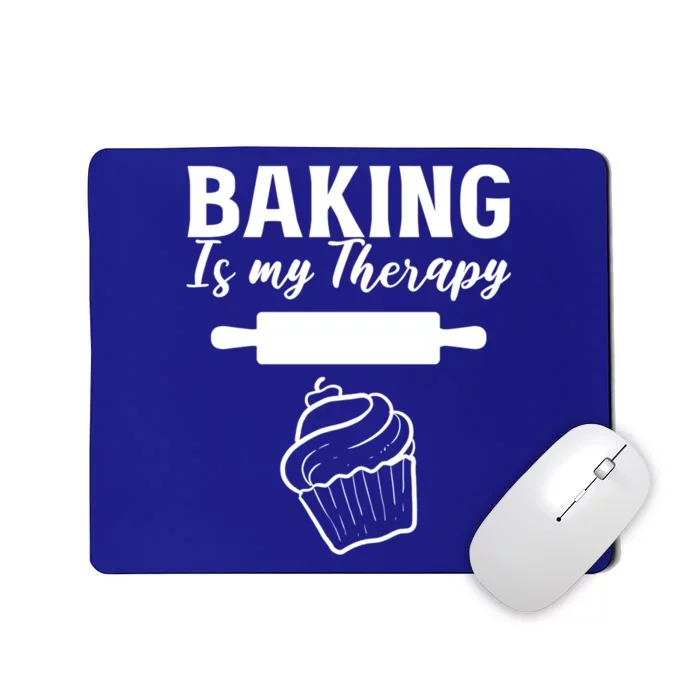 Baking My Therapy Pastry Chef Gift Mousepad