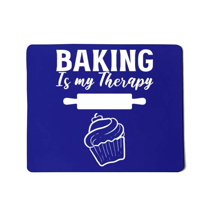 Baking My Therapy Pastry Chef Gift Mousepad